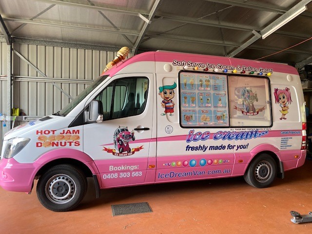 SOLD - As New Ice-Cream Van Ready for 
